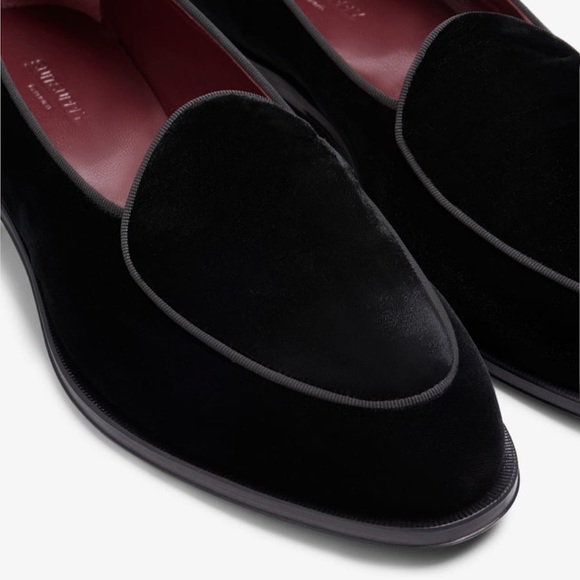 velvet loafers with suit